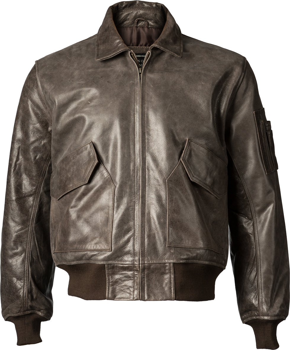 John Ownbey Leather Cwu-45/p Air Force Flight Bomber - Cwu 45 Leather Jacket Clipart (980x1182), Png Download