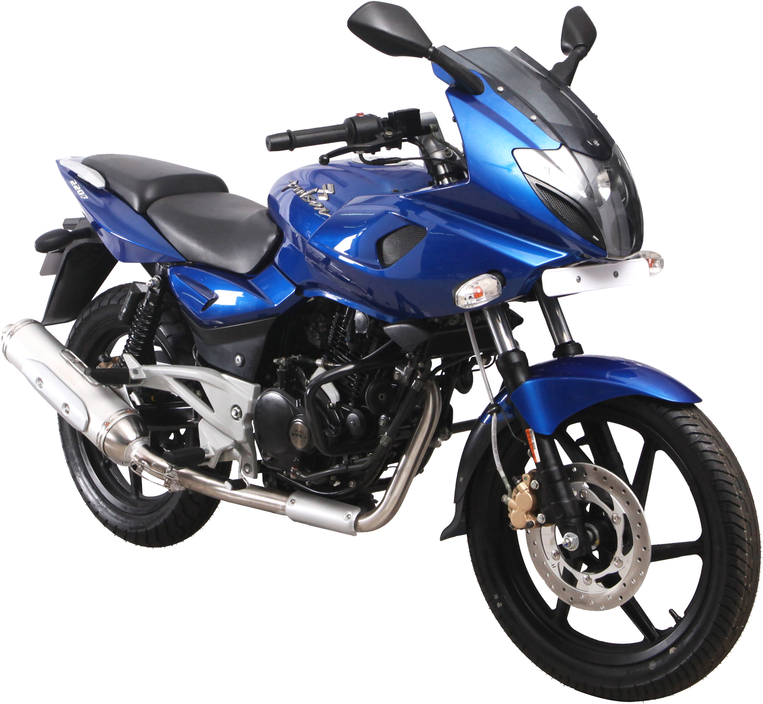 Blue Bajaj Pulsar 220f Motorcycle Bike Png Image - Bajaj Pulsar 150 Png Clipart (1644x1553), Png Download