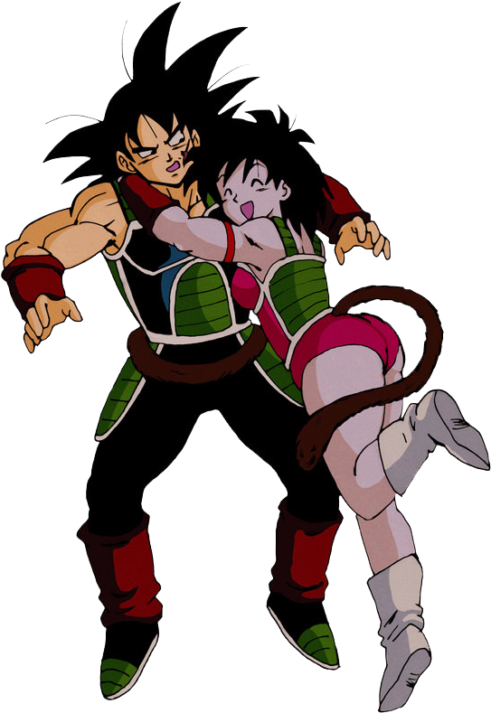 Bardock And Gine Clipart (600x886), Png Download