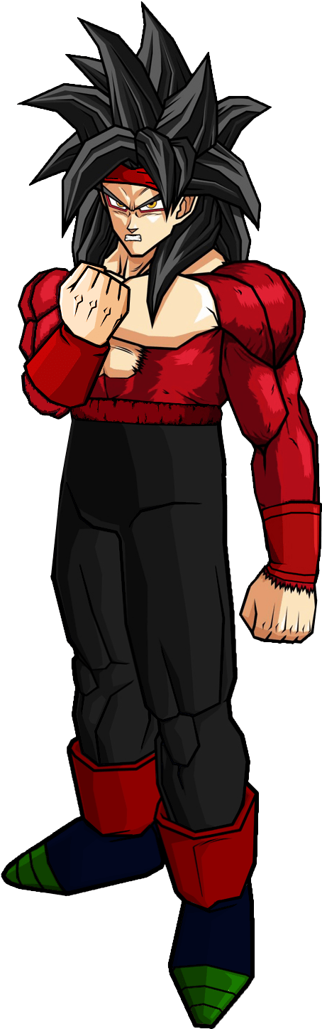 Dragon Ball Z Bardock Ssj4 - Bardock Super Sayayin 4 Clipart (1200x1600), Png Download