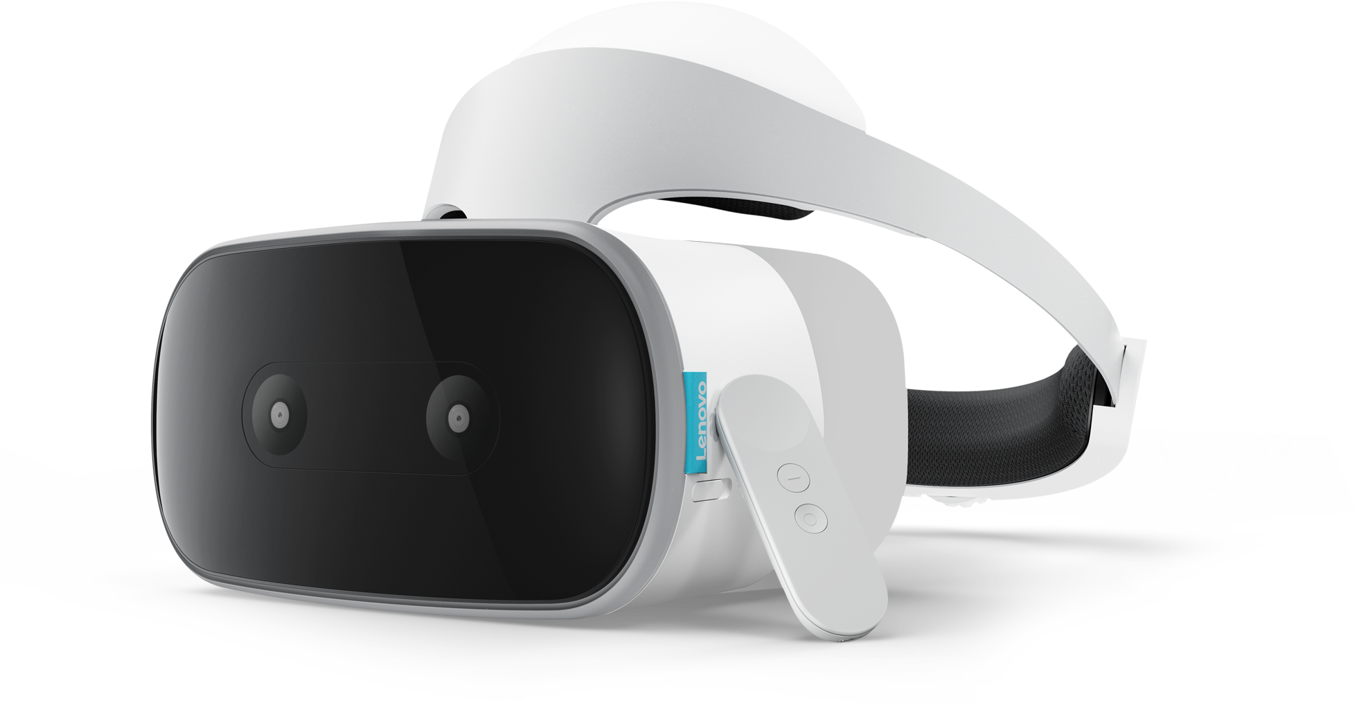 Lenovo™ Introduces Lenovo Virtual Reality Classroom - Lenovo Mirage Solo With Daydream Clipart (2000x1126), Png Download