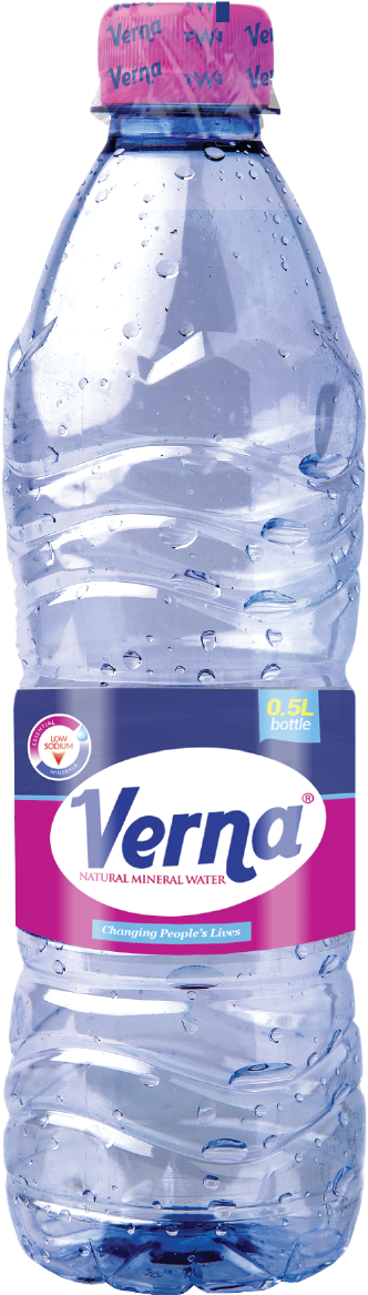 Bottled Water Png - Verna Mineral Water Ghana Clipart (500x1166), Png Download