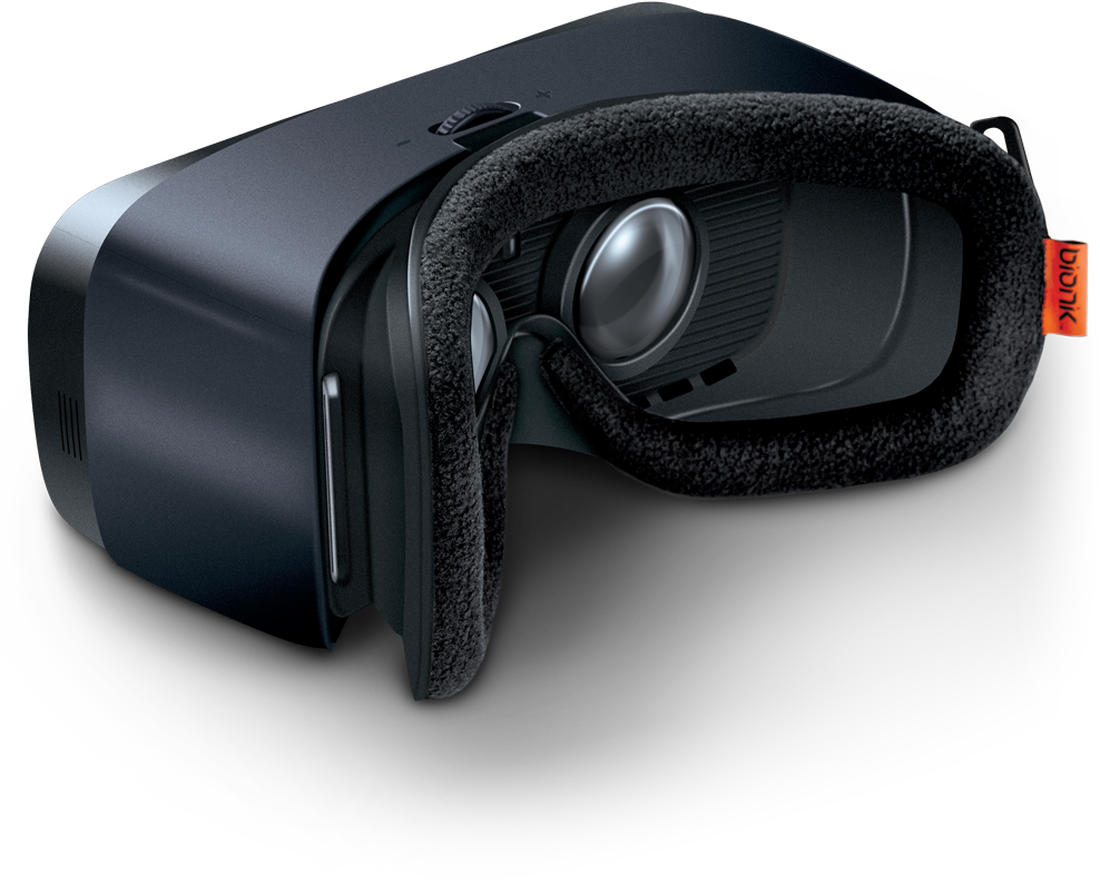 Bionik Face Pad Vr For Samsung Gear Vr On Headset Angle - Mobile Phone Clipart (1000x1000), Png Download