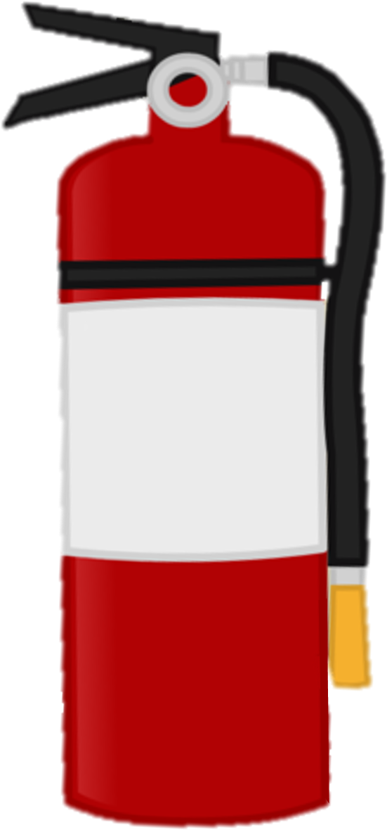 Vector Black And White Fire Extinguisher Clipart - Png Download (677x1267), Png Download