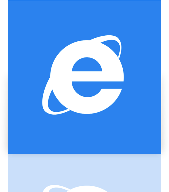 Internet,explorer,mirror Icon - Internet Explorer Icon Square Clipart (640x640), Png Download