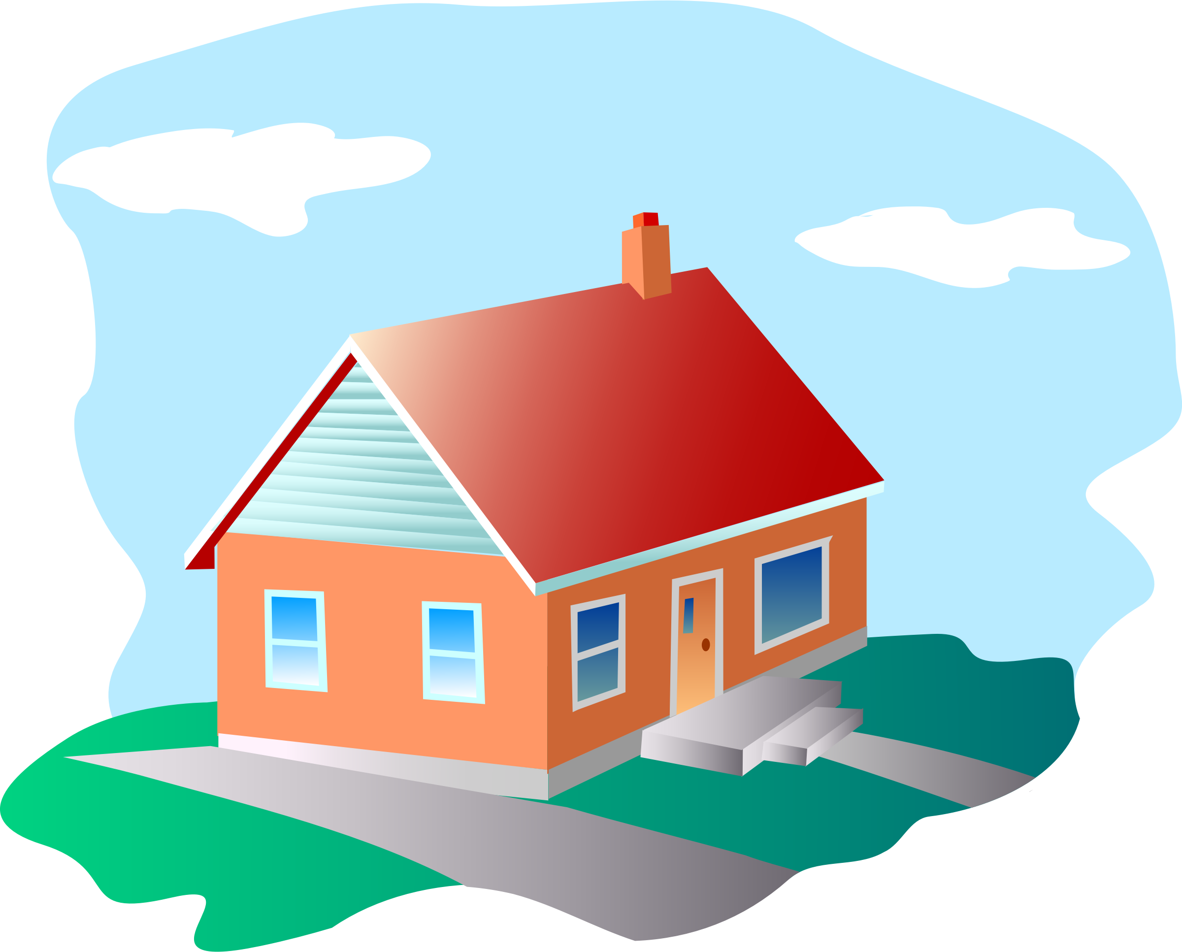 28 Collection Of House And Lot Clipart High Quality - House Clip Art - Png Download (2400x1933), Png Download