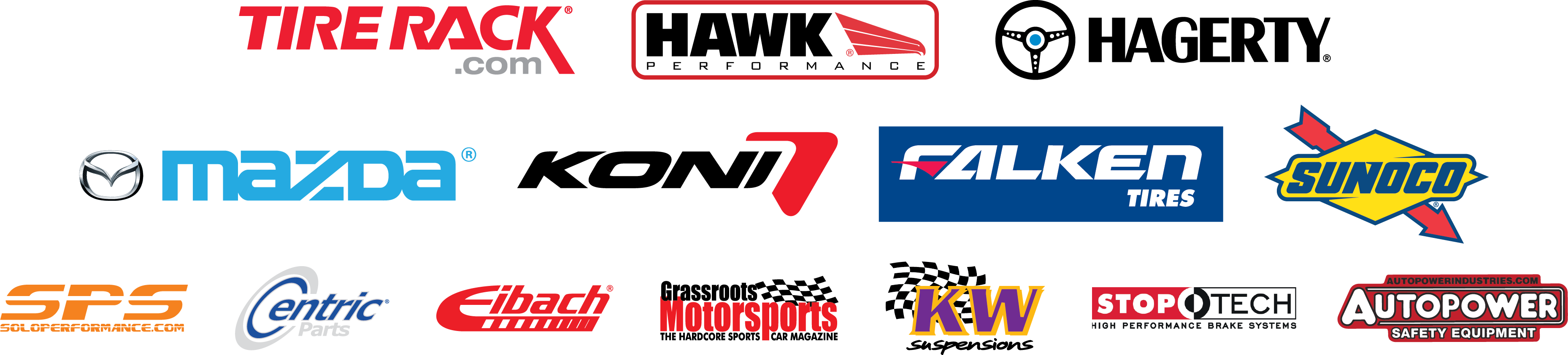 2019 Track Night In America - Graphics Clipart (3716x843), Png Download