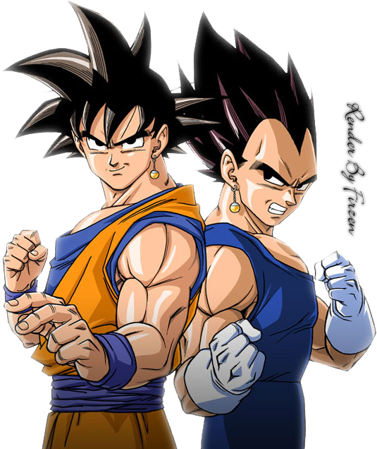 476kib, 535x636, Dragon Balls - Son Goku And Vegeta Clipart (535x636), Png Download