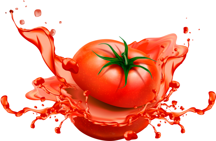 Tomato Juice - Tomato Juice Design Clipart (866x650), Png Download