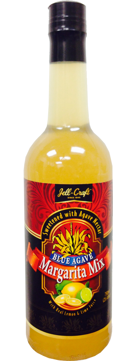 Jell-craft Blue Agave Lemon Lime Margarita - Bottle Clipart (967x1355), Png Download