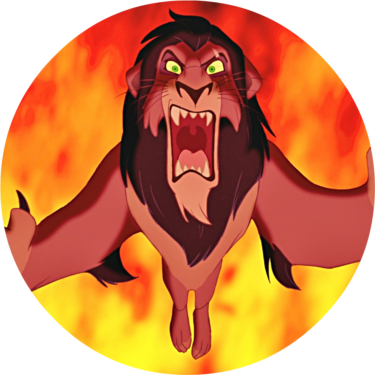 Mufasa Clipart Roar Lion - Scar Shere Khan Sabor - Png Download (1320x1303), Png Download