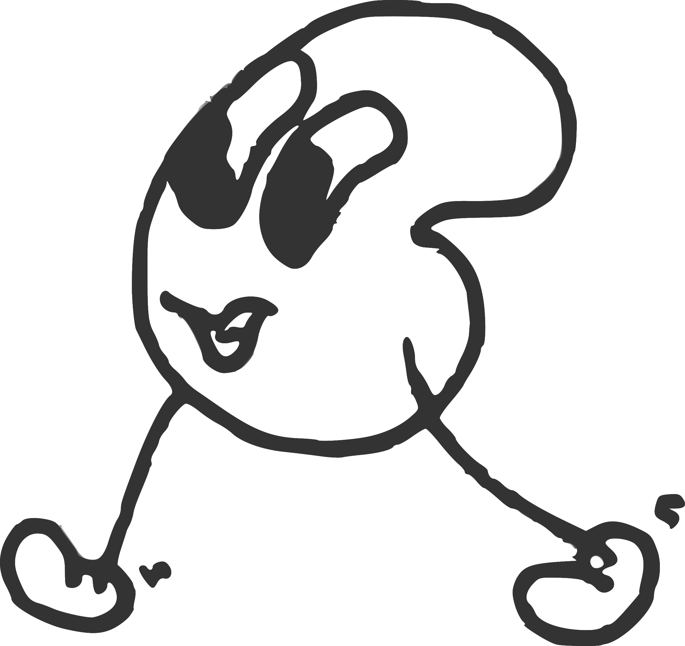 Medium Image - Walking Peanut Clipart (800x754), Png Download