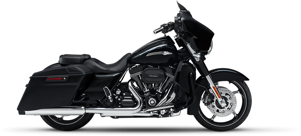 Harley Davidson - 2011 Street Glide Cvo Black Clipart (1200x700), Png Download