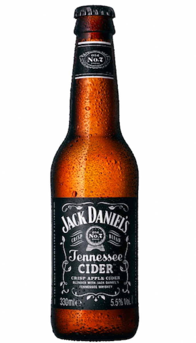 Jack Daniels Tennessee Cider 33cl - Jack Daniels Cider Uk Clipart (1200x1200), Png Download