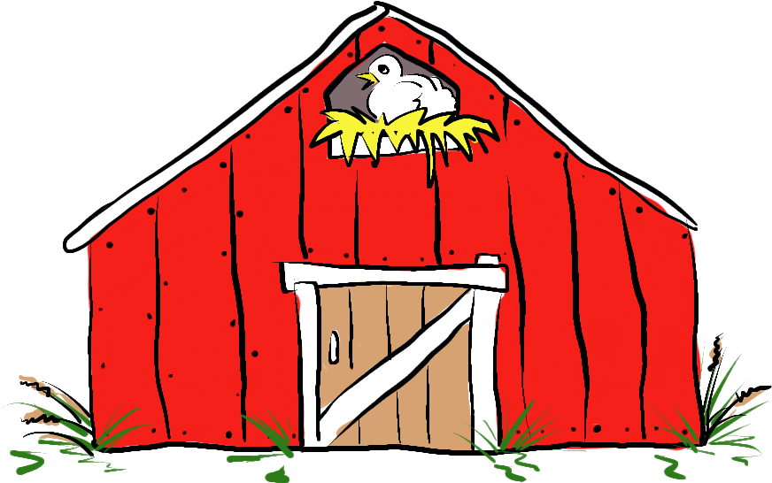 3pig Barn - Cartoon Clipart (1152x757), Png Download