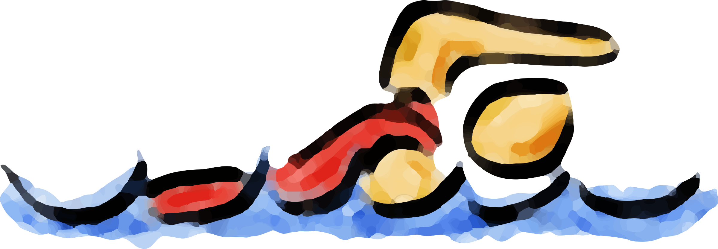 Big Image - Swim Clipart - Png Download (2400x832), Png Download