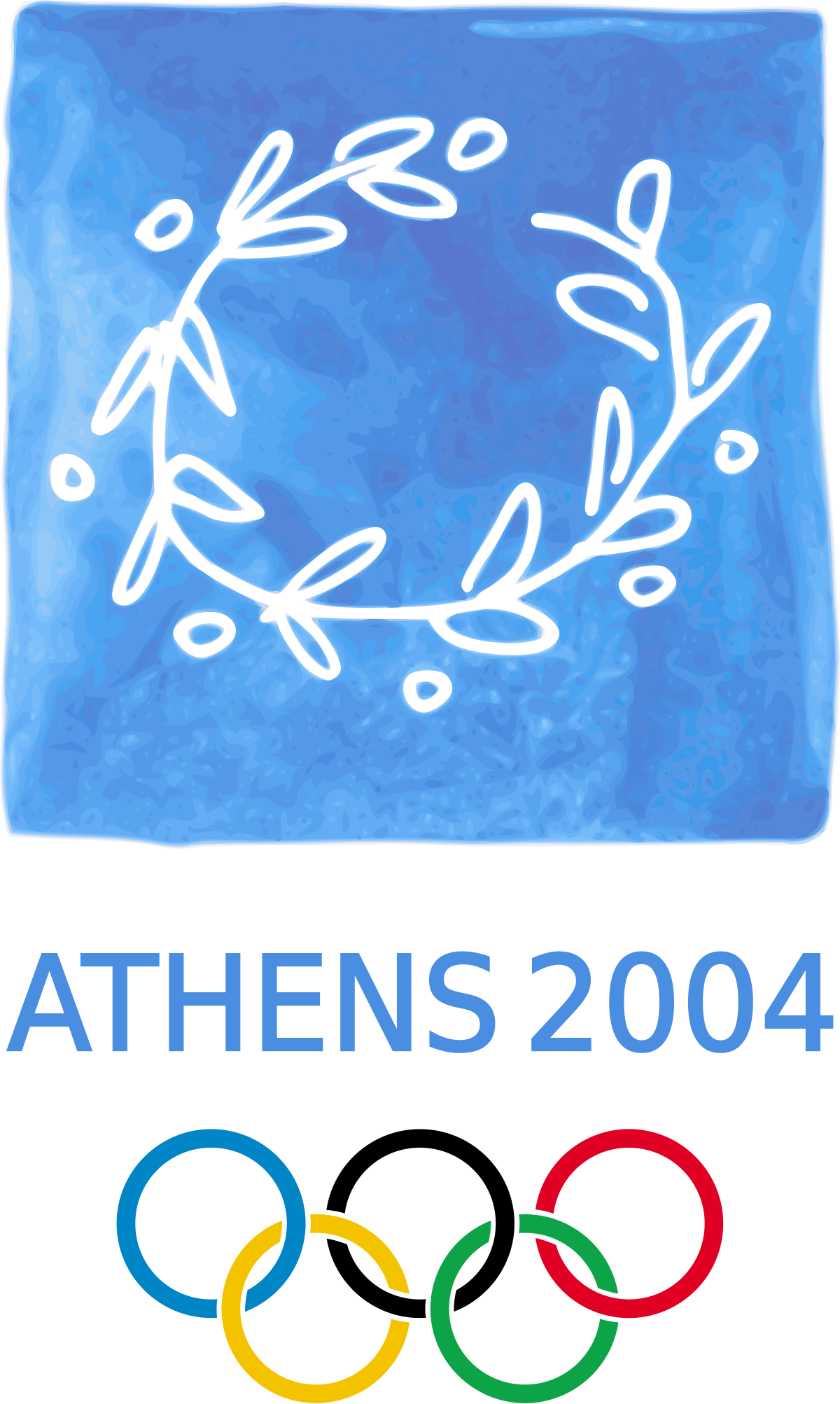 Athens 2004 Olympics Logo Clipart (1200x2005), Png Download