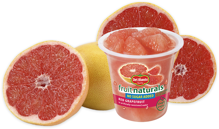 Fruit Naturals® Red Grapefruit - Monte Fruit Clipart (1050x430), Png Download