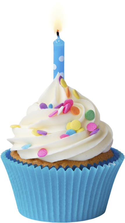 Celebrar Un Cumpleaños En Madrid - Birthday Cupcake Clipart (500x800), Png Download