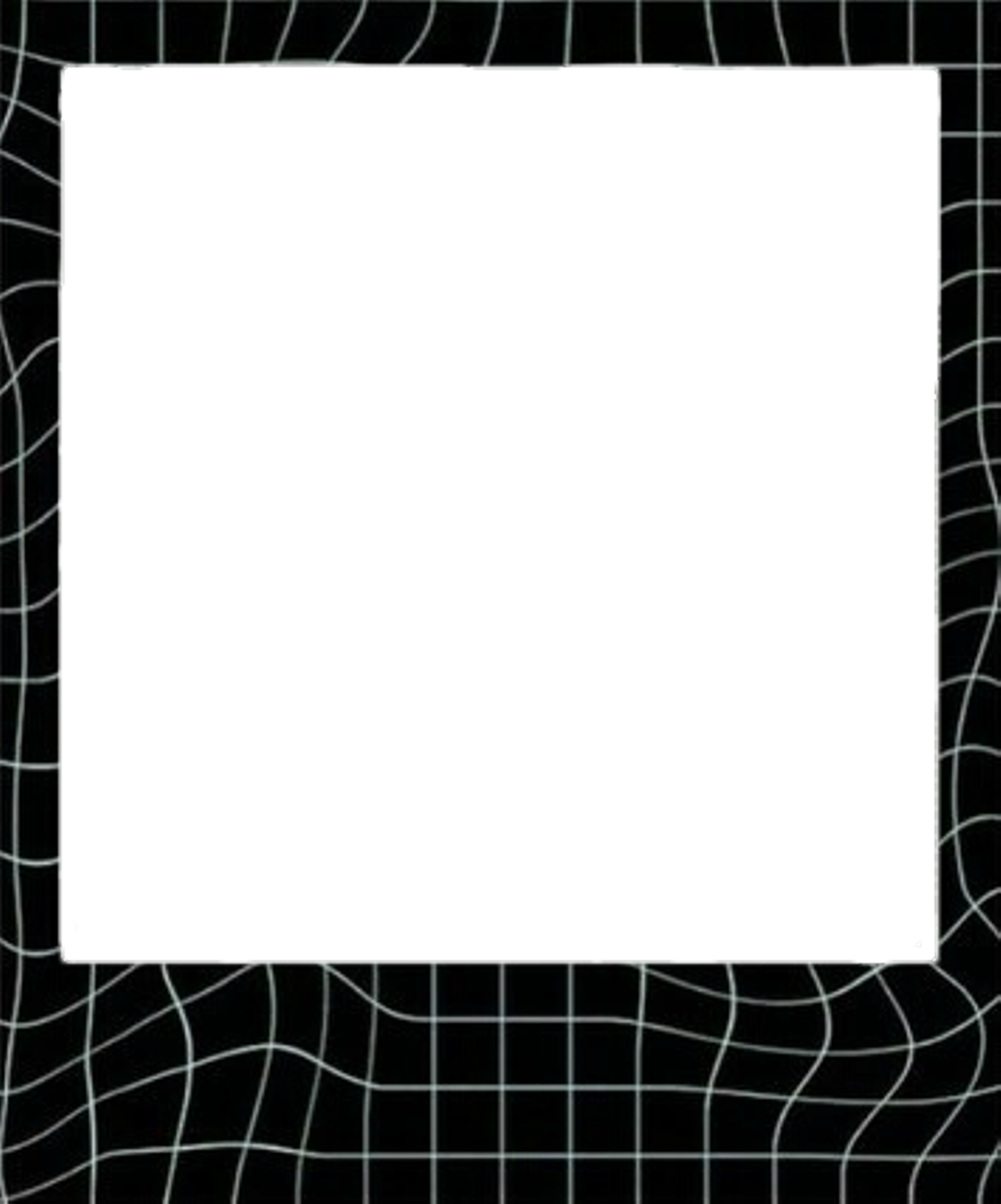 Png Sticker - Aesthetic Transparent Polaroid Frame Clipart (1024x1232), Png Download