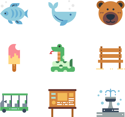 Zoo - Cartoon Clipart (600x564), Png Download