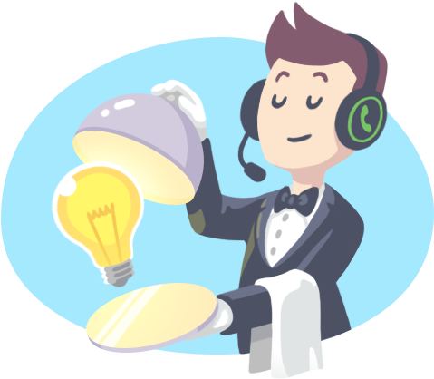 Personalized Customer Service - Animated Customer Png Clipart (1000x500), Png Download