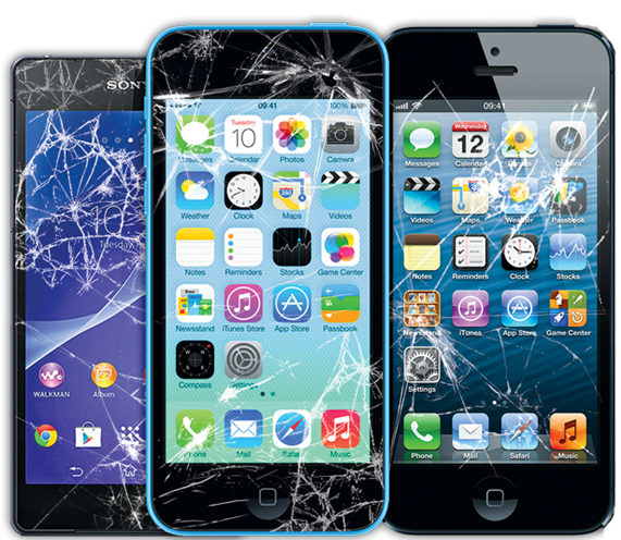Mobile Phone Screen Repair - Iphone 5c Clipart (570x629), Png Download