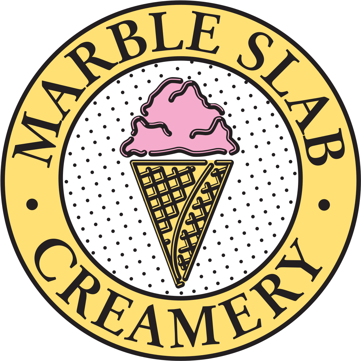 Marble Slab Creamery - Marble Slab Creamery Logo Clipart (1200x1174), Png Download