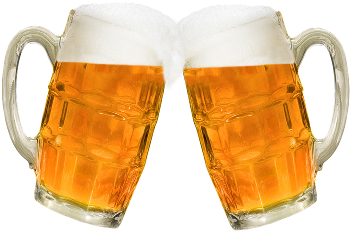 Beer Mug Cheers Png Transparent Beer Mug Cheers - Bier Fees Clipart (720x720), Png Download