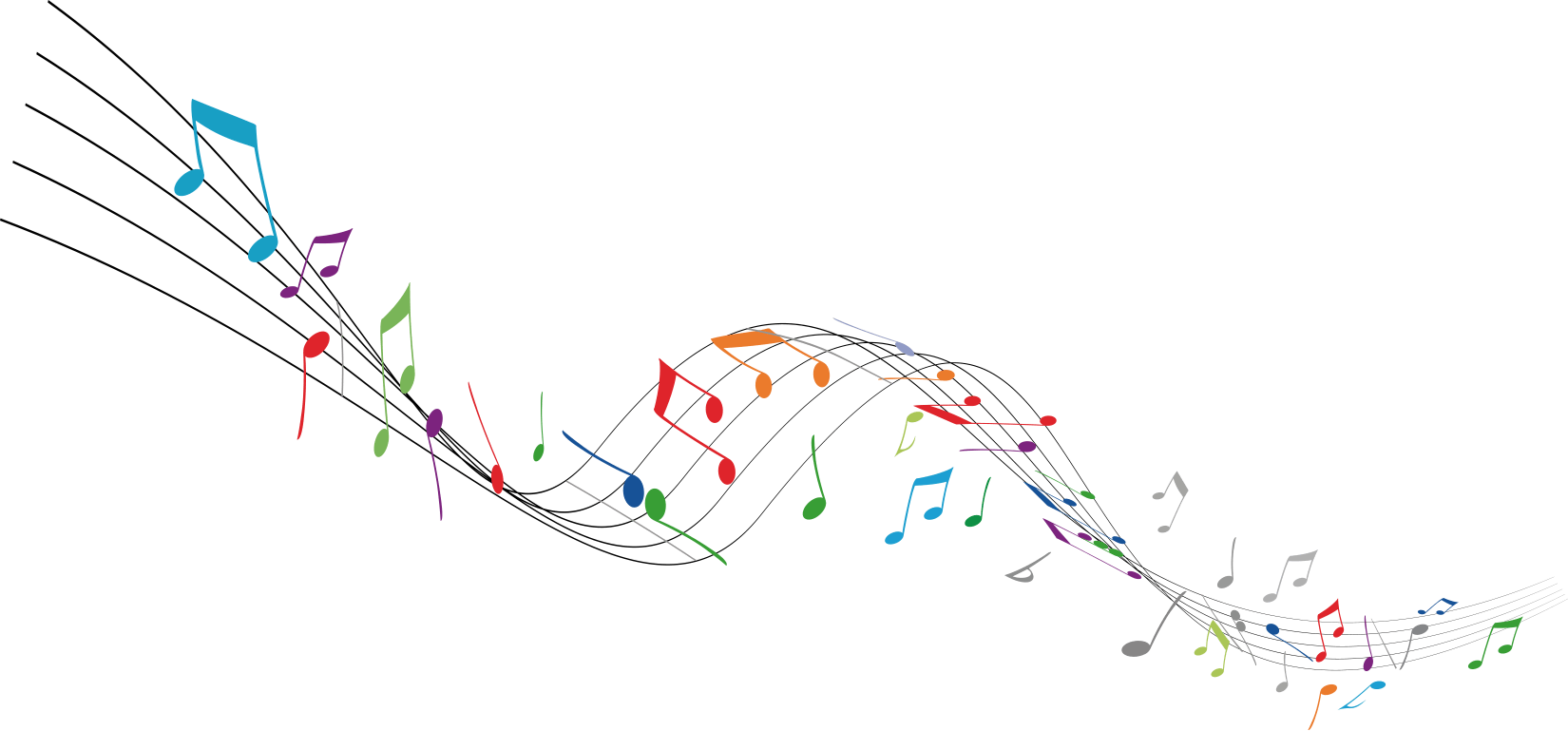 Gifs Y Fondos Pazenlatormenta Notas Musicales Dibuixos Clipart (1650x769), Png Download