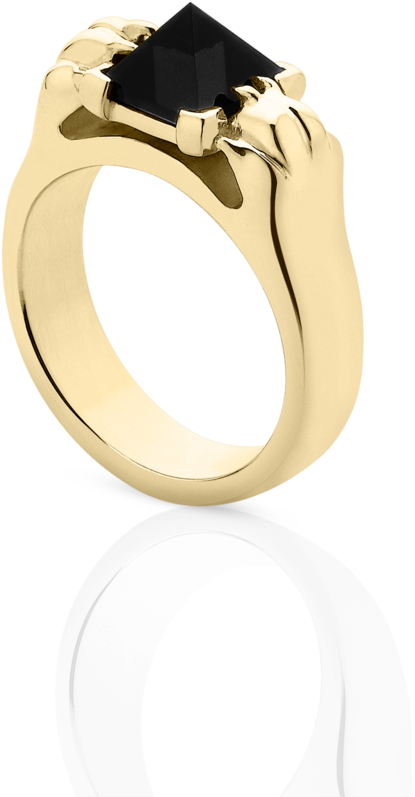 Cat Paw Pyramid Ring - Pre-engagement Ring Clipart (1024x1024), Png Download