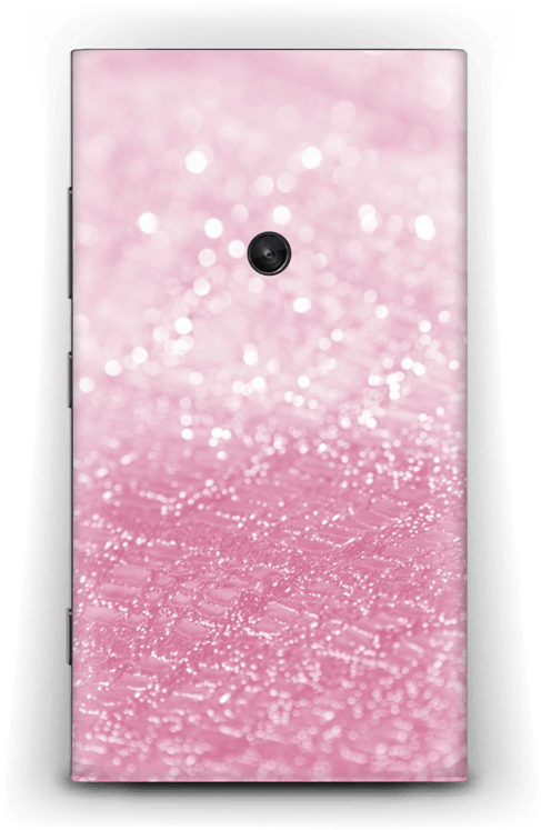 Pink Glitter Skin Nokia Lumia - Mobile Phone Clipart (534x800), Png Download