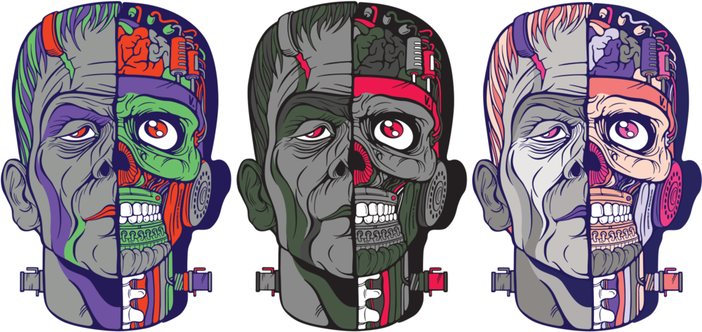 Kult Presents 'the Frankenstein Freak Show' - Clipart (1000x563), Png Download