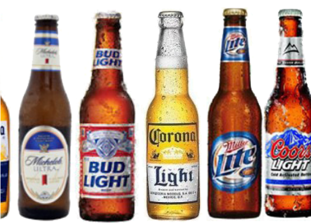 Bud Light Clipart Cerveza - Domestic Beers - Png Download (640x480), Png Download