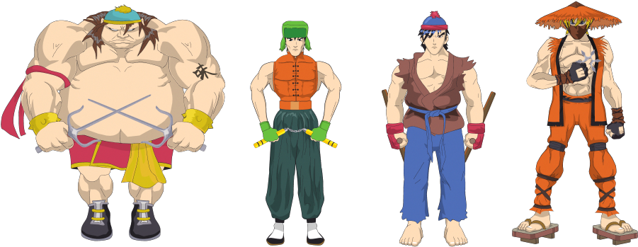 Ninjas Of Tokugawa - South Park Good Times Clipart (960x540), Png Download