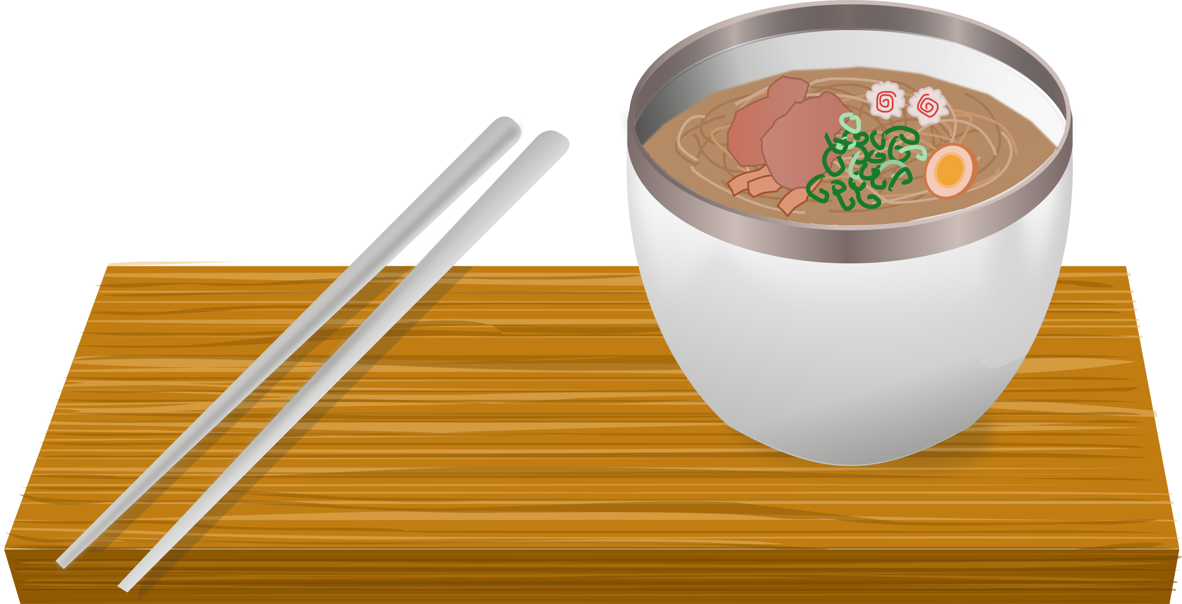 Ramen Clipart I Love - Bowl Of Ramen Clipart - Png Download (2400x1227), Png Download