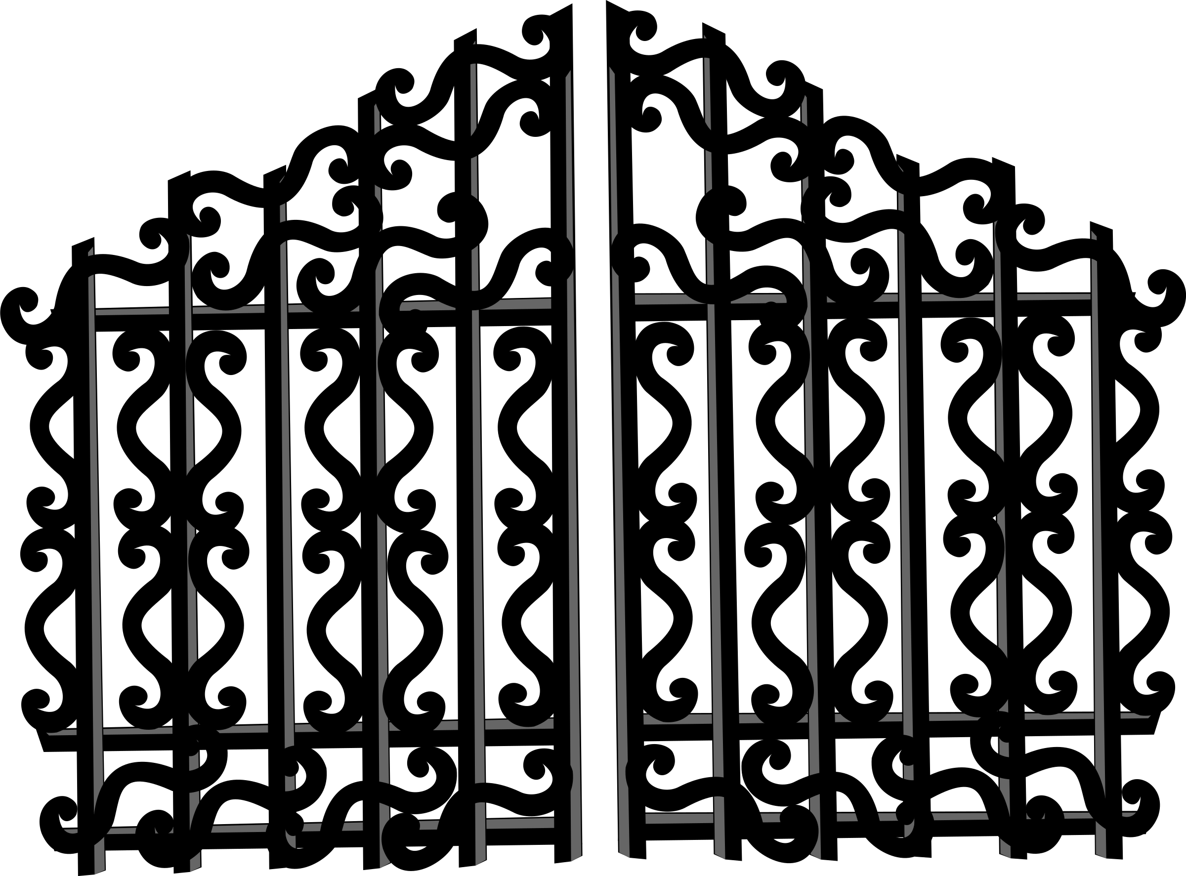 Gate White Background Hd Photos - Gates Clipart Png Transparent Png (2400x1773), Png Download