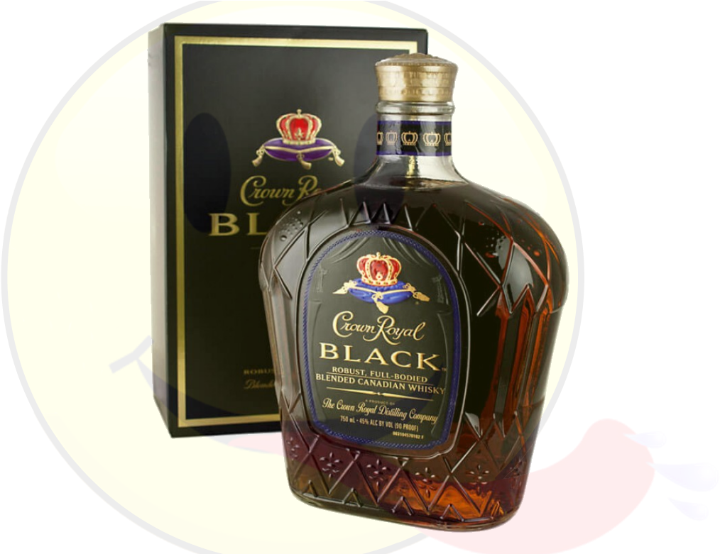 Crownroyalblack 750 - Crown Royal Black Canadian Whisky Clipart (1040x780), Png Download
