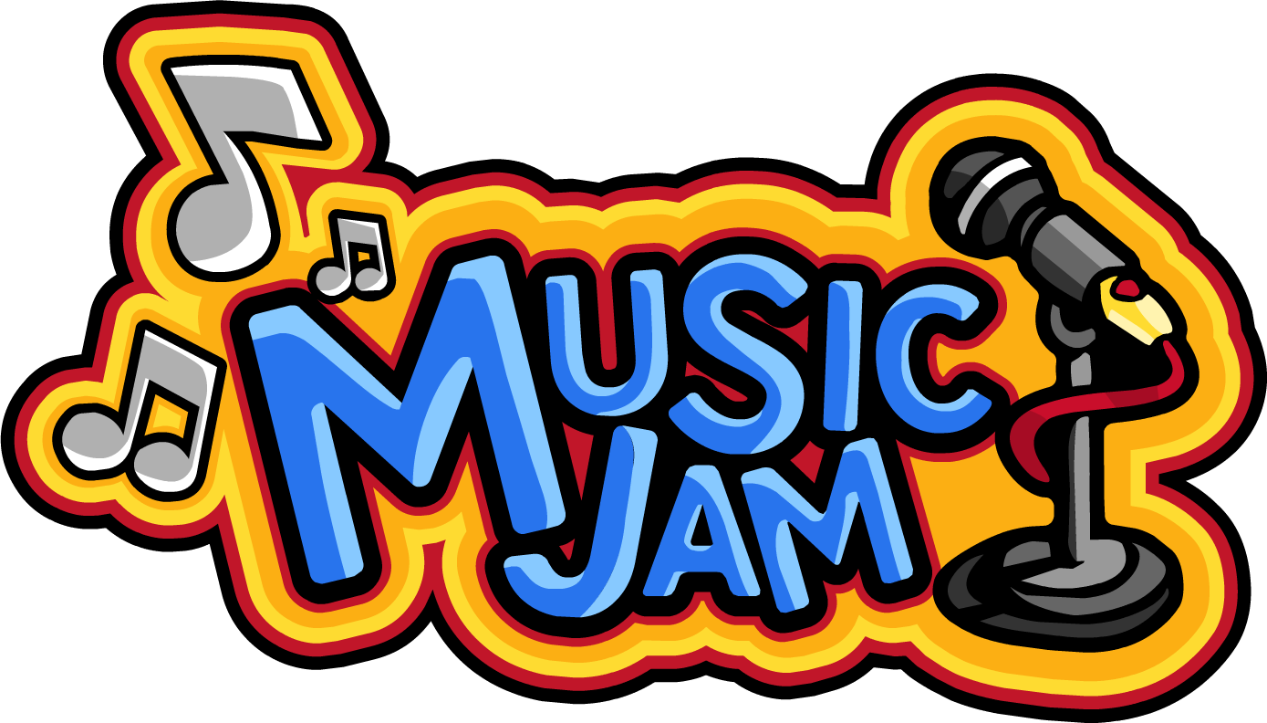 Music Clipart Penguin - Club Penguin Music Jam Logo - Png Download (1389x792), Png Download