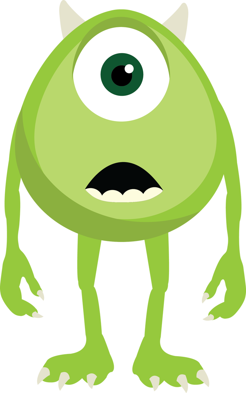 Monsters University Clipart Svg - Green Guy From Monsters Inc - Png Download (802x1280), Png Download