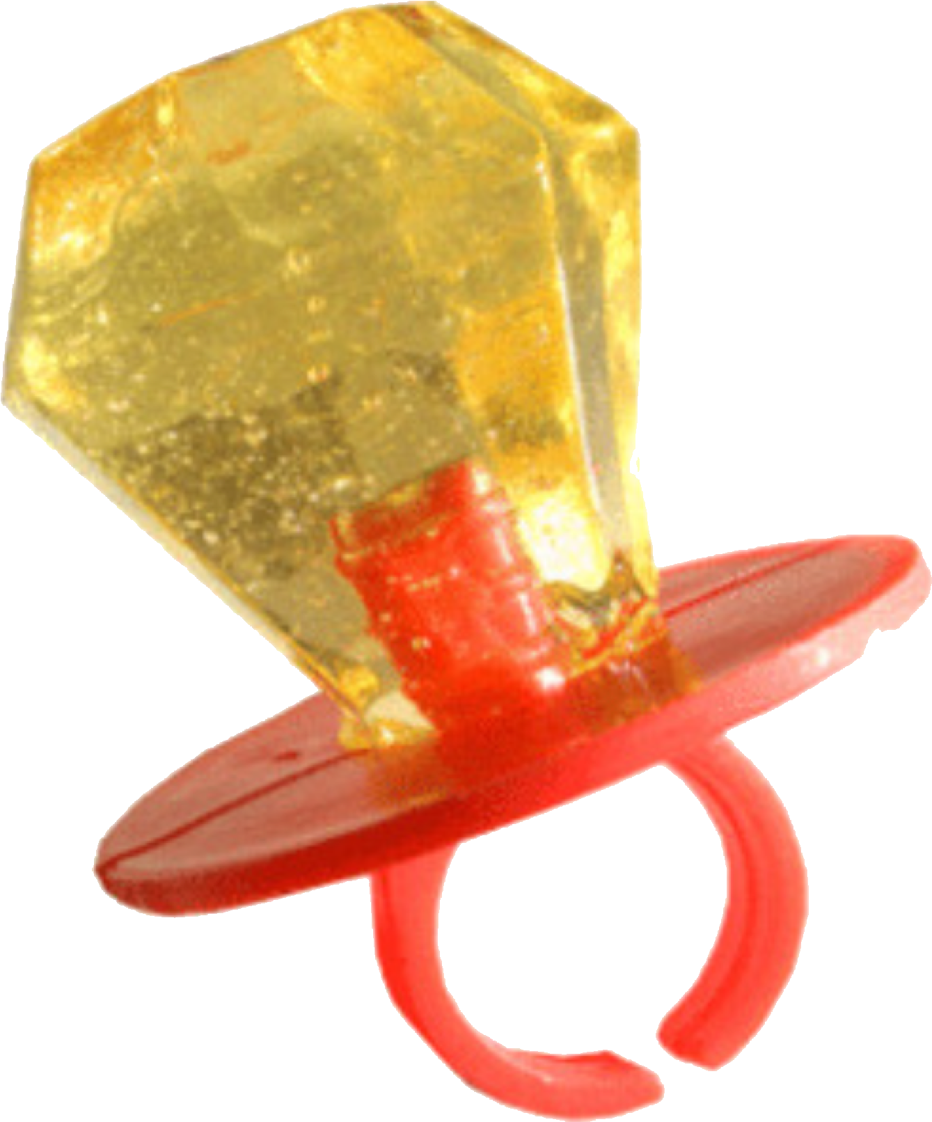 Yellow Orange Candy Ring Polyvore Moodboard Filler - Yellow Ring Pop Clipart (2048x1704), Png Download