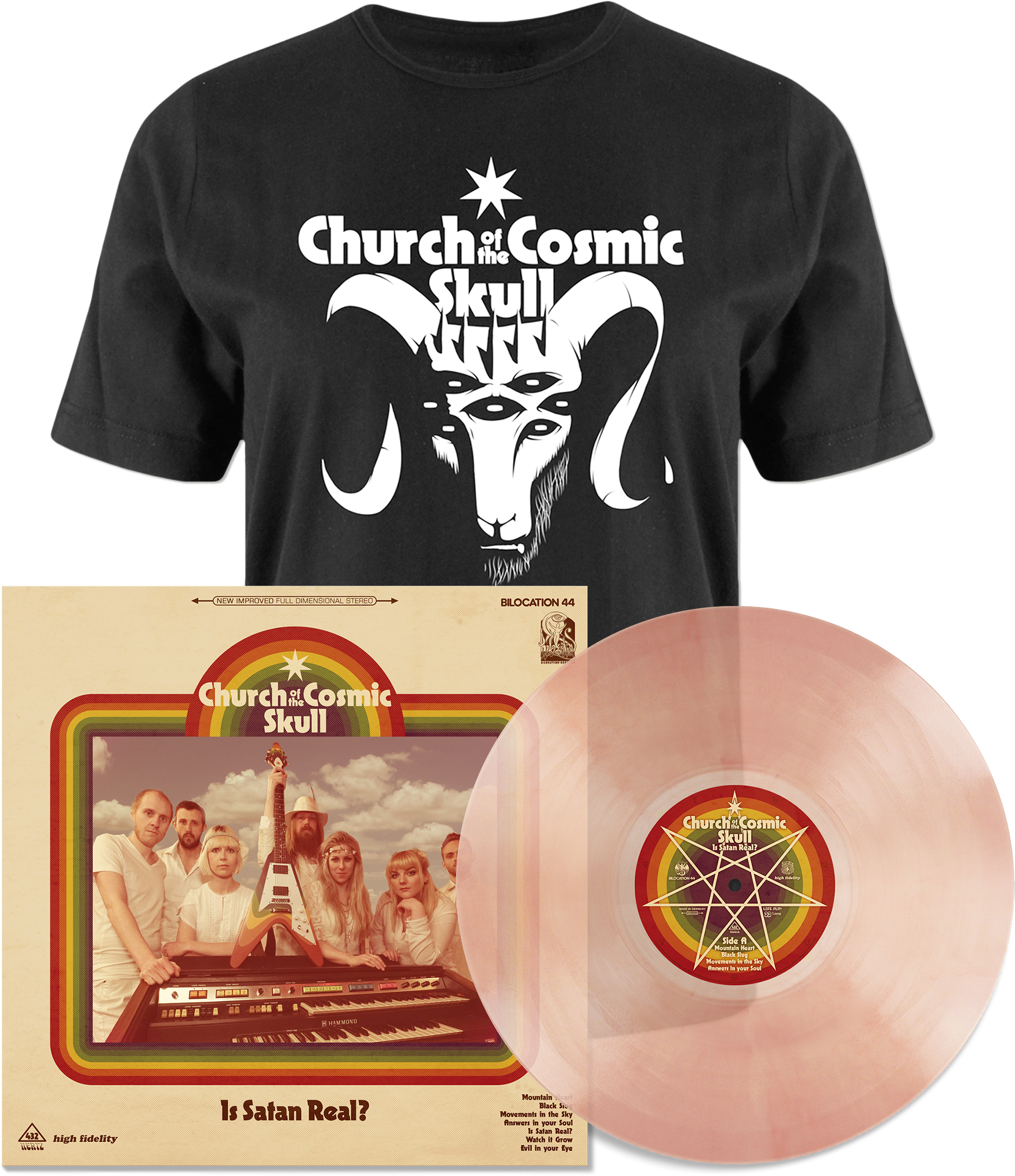 Church Of The Cosmic Skull Shirt Clipart (2160x2160), Png Download