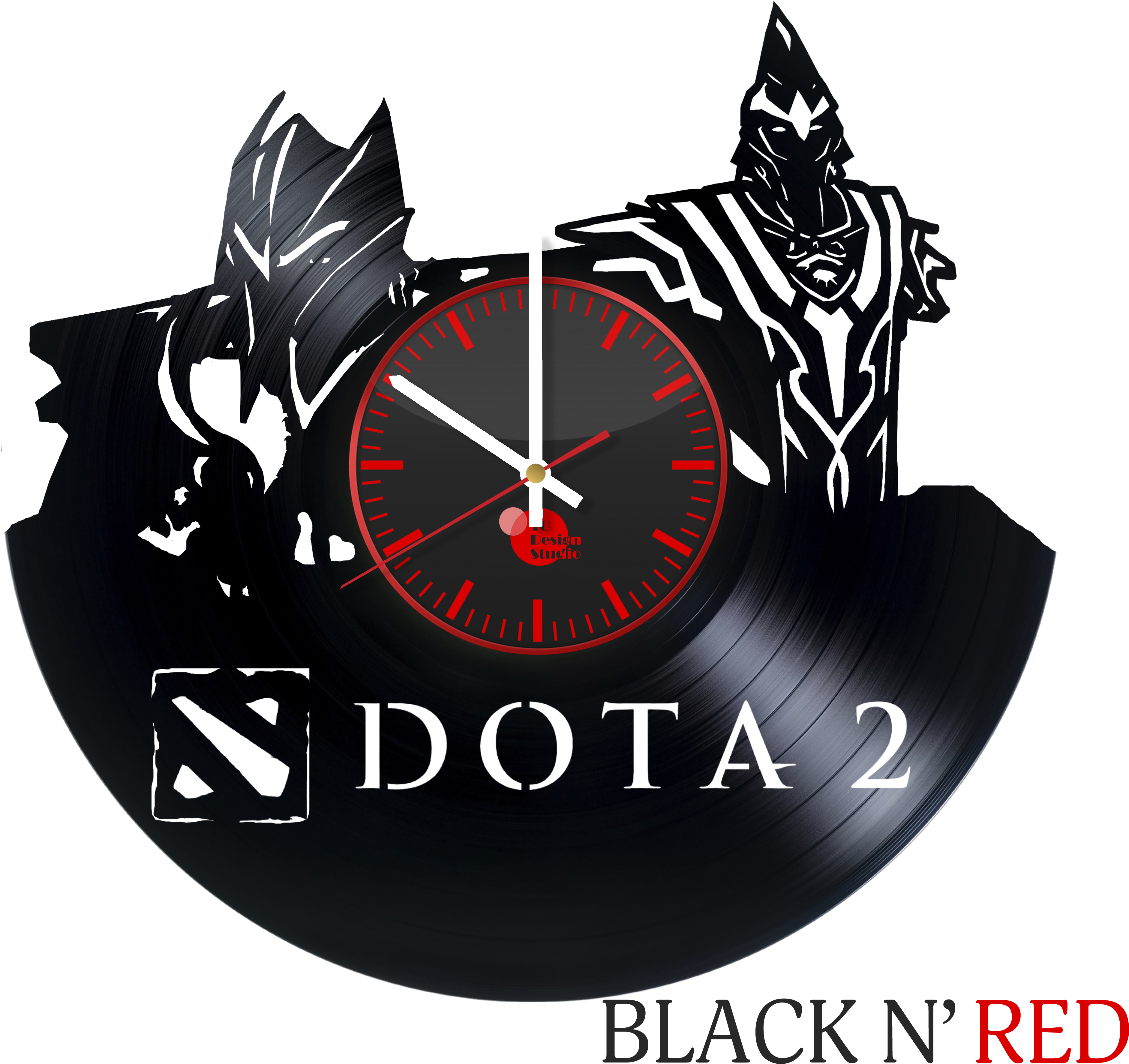 Dota - Vinyl Record Clock Basketball Clipart (4016x4016), Png Download