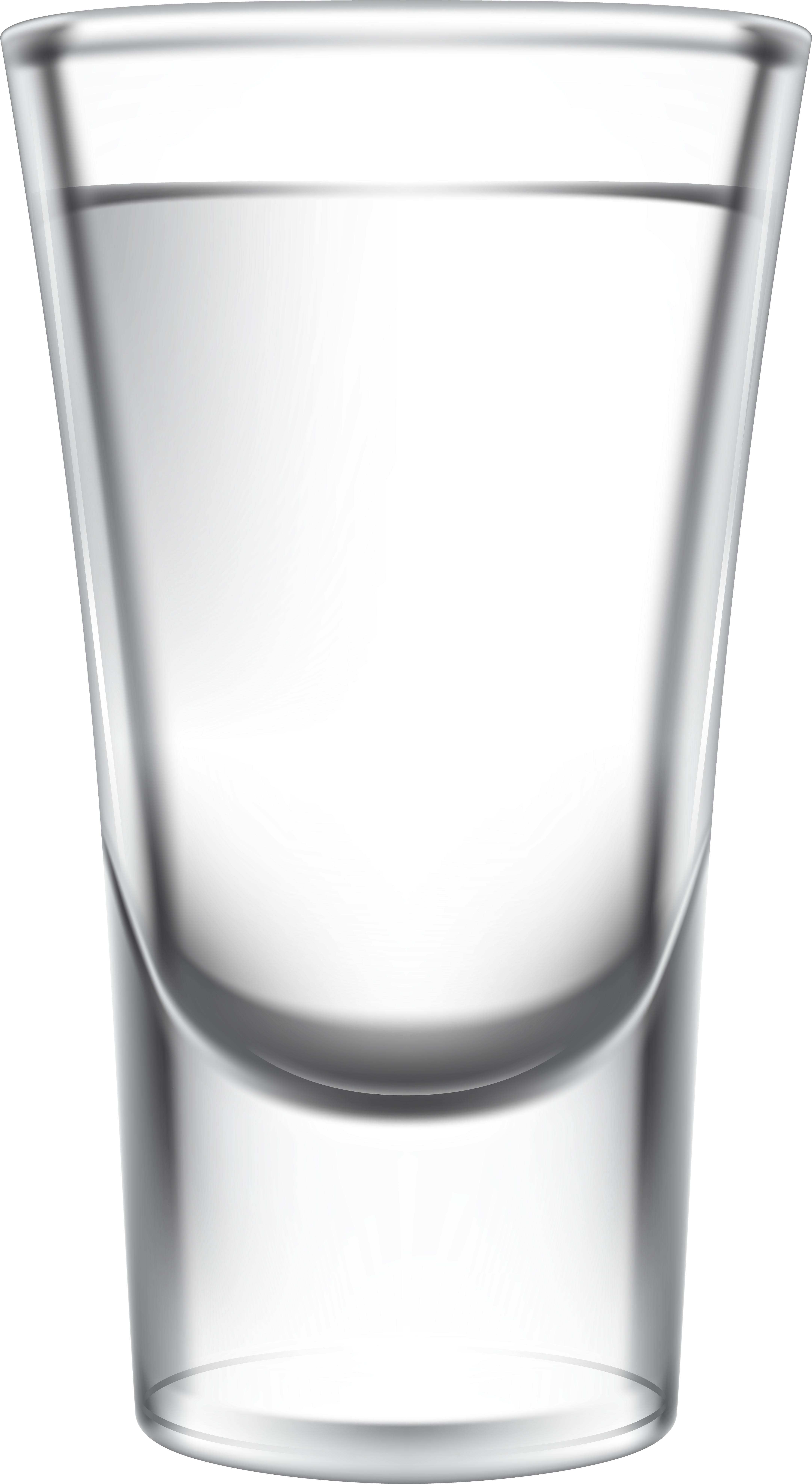 Jpg Glass Of Water Clipart Black And White - Clipart Black And White Glass Of Water - Png Download (4475x8000), Png Download