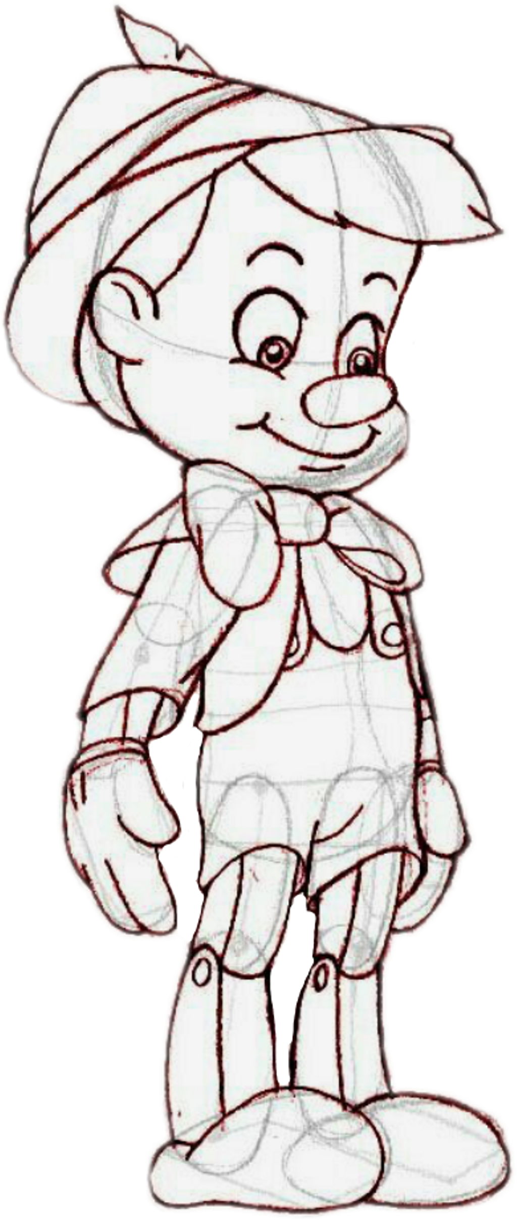 Pinocchio Sticker - Pinocchio Tattoo Simply Kenna Clipart (1024x2416), Png Download