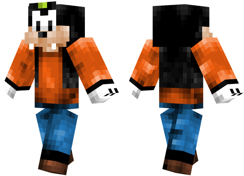 Goofy - Minecraft Skin Water Melon Clipart (804x576), Png Download