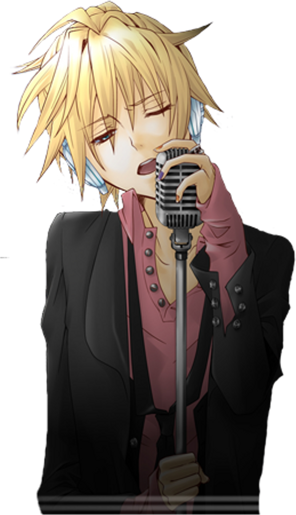 Guy Sticker - Kawaii Len Kagamine Cute Clipart (1024x1670), Png Download