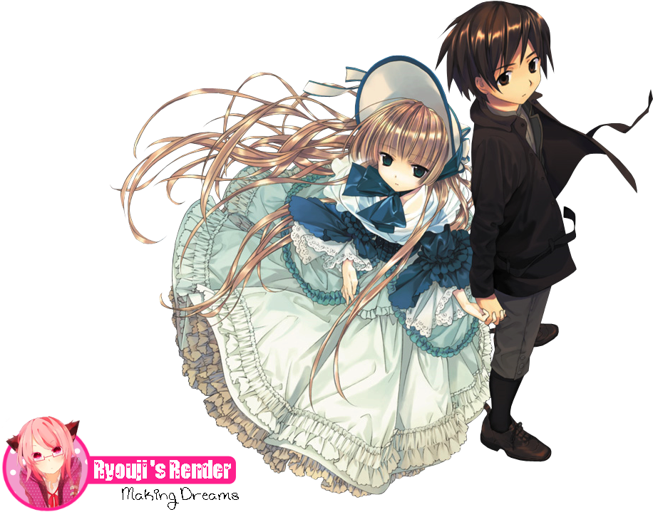 Anime Guy Render Photo - Gosick Anime Clipart (1024x768), Png Download