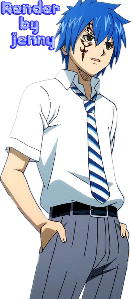 Render Anime Boy By Jenny192 On Clipart Library - Jellal Fernandes Fairy Tale - Png Download (422x959), Png Download