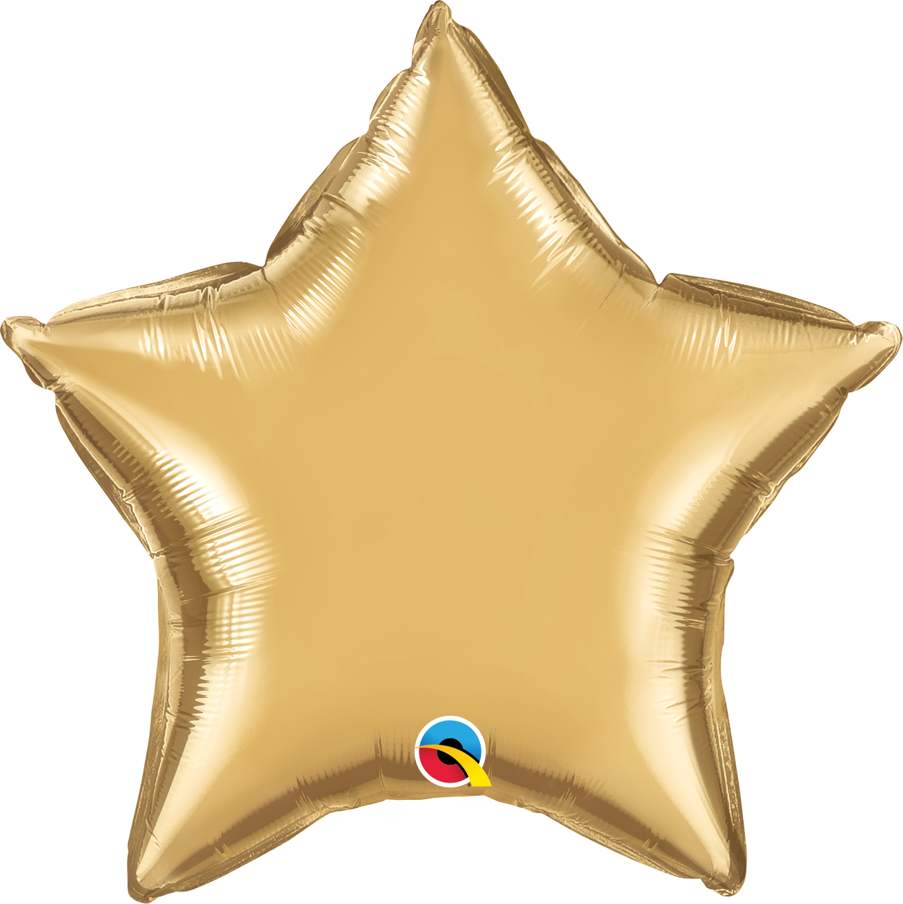 20" Star Qualatex Chrome™ Gold Foil Balloon - Balloon Clipart (1309x1311), Png Download